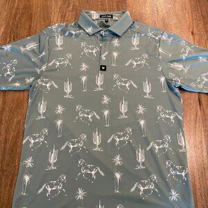 Bad Birdie | M | Horse & Cactus Print | Green